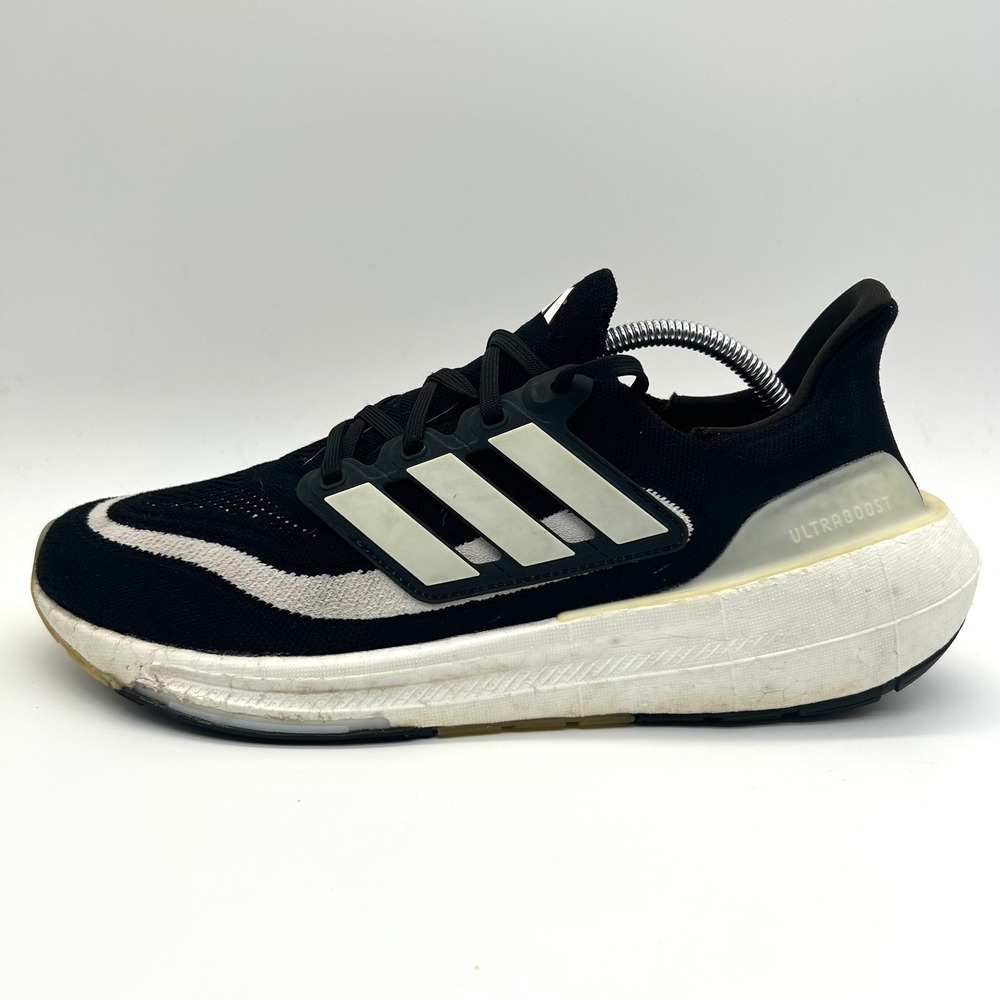 Adidas Ultraboost Light Shoes Mens 10.5 Black White Running Lightweight Sport